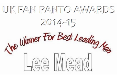 Lee Mead wins UK Fan Panto Award, February 2015