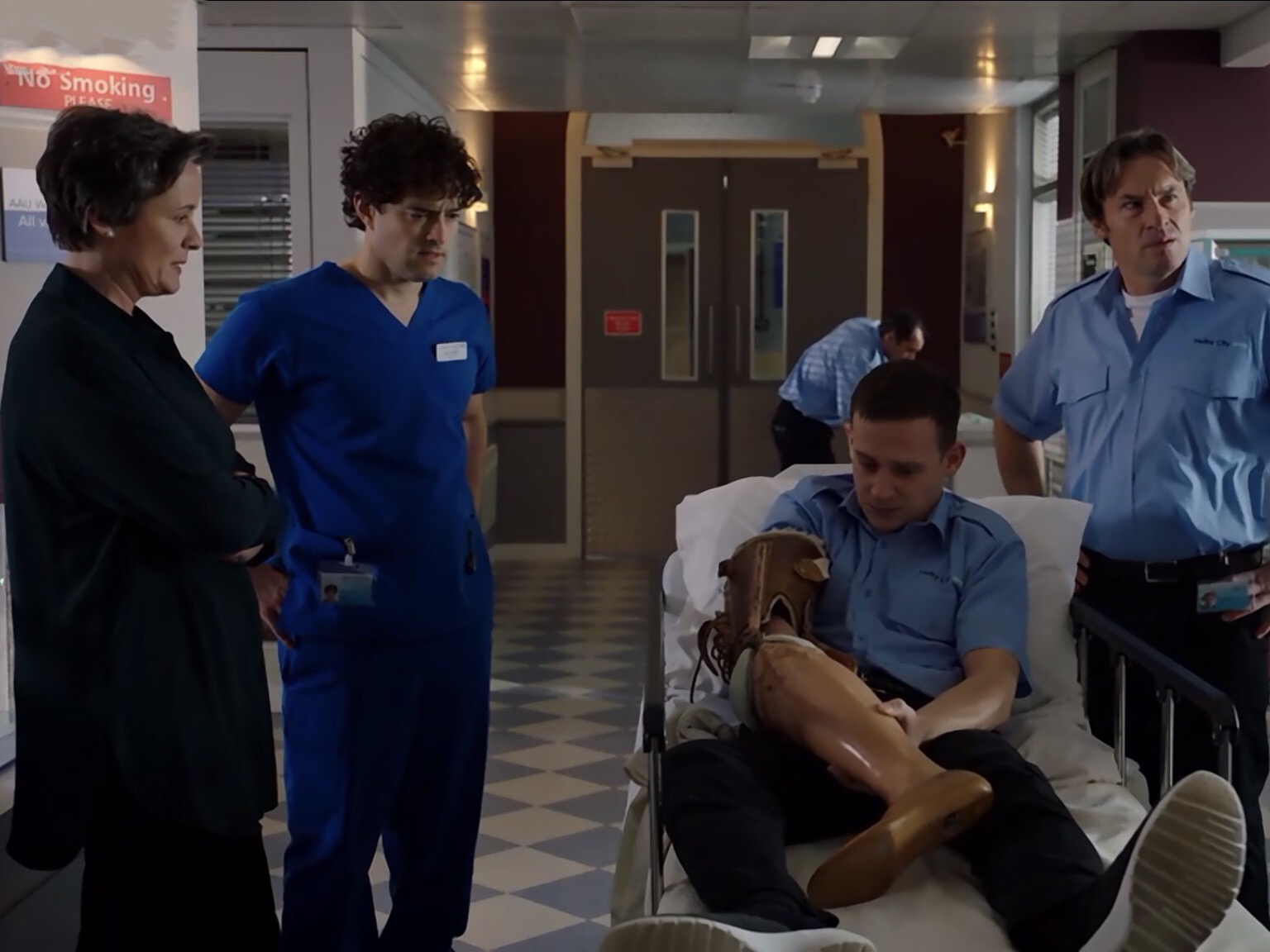Lee Mead in Holby City - Aug 2018