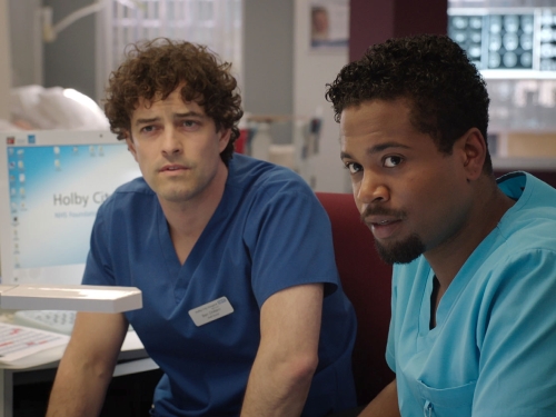 Lee Mead in Holby City - September 2019