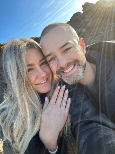 Lee and Issy engaged, Feb 2023