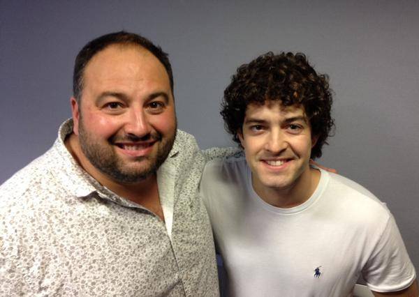 Lee Mead intervieed by Wynne Evans for BBC Radio Wales, Aug 2014