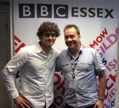 Lee Mead and Tony Fisher, BBC Essex
