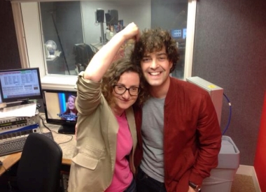 Lee Mead with Claire Cavanagh, BBC Radio Bristol