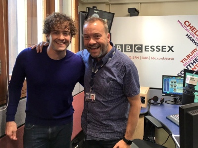 Lee Mead and Tony Fisher, BBC Essex