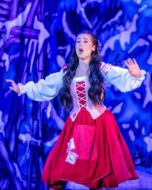 Rebekah Lowings in Cinderella at the Hull New Teatre, 2023/24