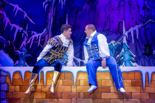 Lee Mead and Neil Hurst in Cinderella at the Hull New Theatre, 2023/24