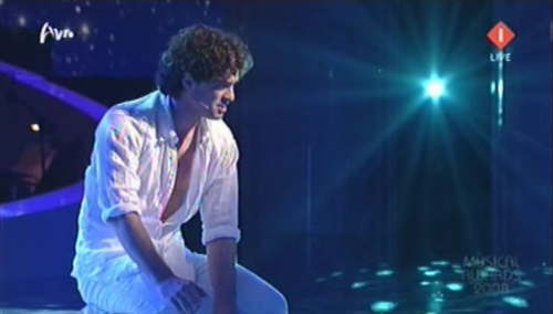 Lee Mead performs at the Dutch Musical Awards - June 2008