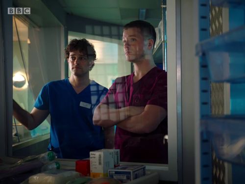 Lee Mead in Holby City - Aug 2018